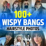 Wispy Bangs Long Hair
