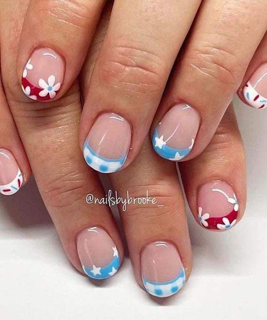 4TH OF JULY NAIL ART SIMPLE
