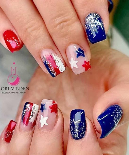 4TH OF JULY NAILS SIMPLE