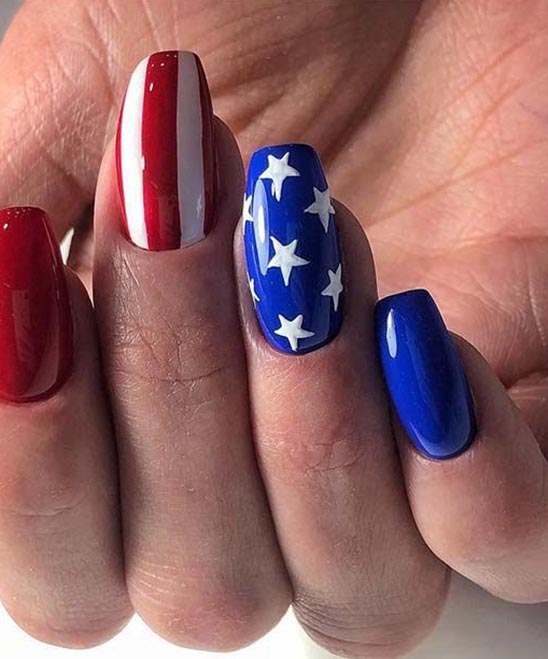 4TH OF JULY NAILS SIMPLE