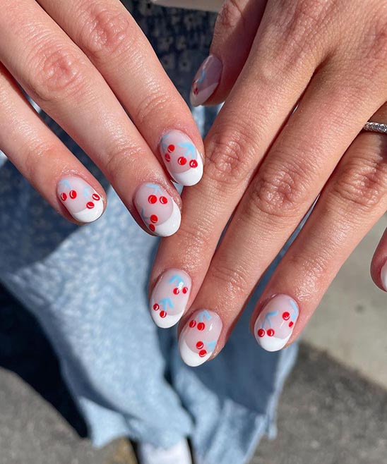 4TH OF JULY NAILS SIMPLE SHORT