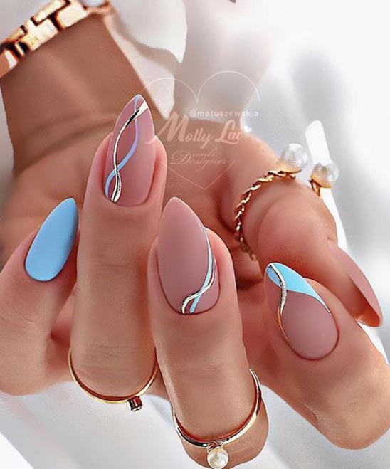 ALMOND SHAPE NAIL DESIGNS SIMPLE