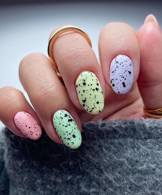 ALMOND SIMPLE ACRYLIC NAIL DESIGNS