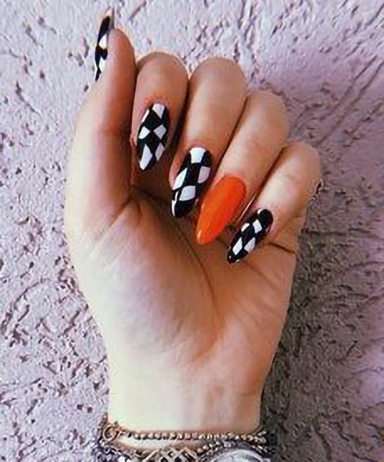 BASIC HALLOWEEN NAILS SIMPLE