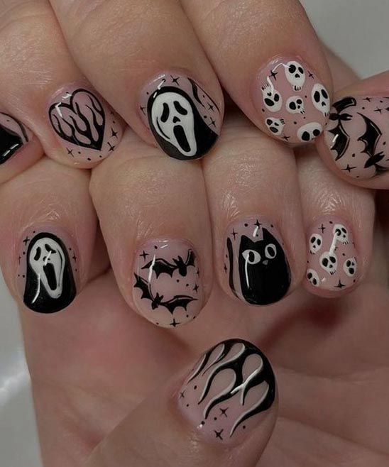 BLACK AND SILVER NAIL ART DESIGNS SIMPLE