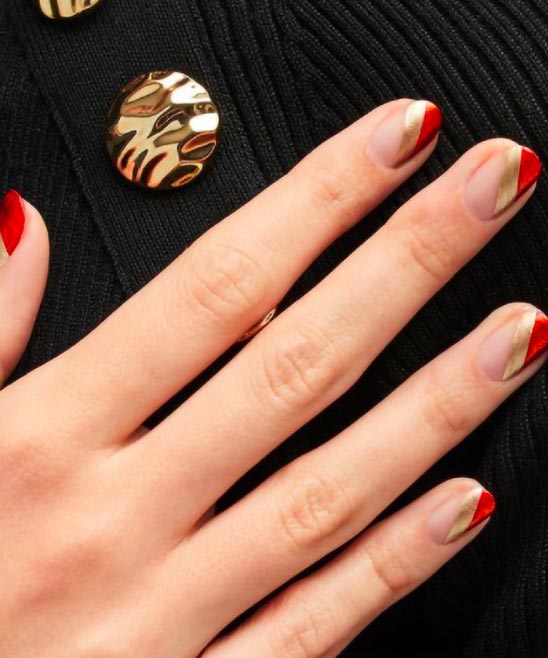 BLACK NAILS WITH SIMPLE DESIGN