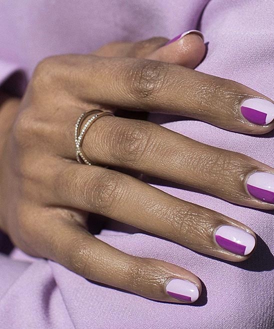 BLACK NAILS WITH SIMPLE DESIGN THAT GOES WITH RER