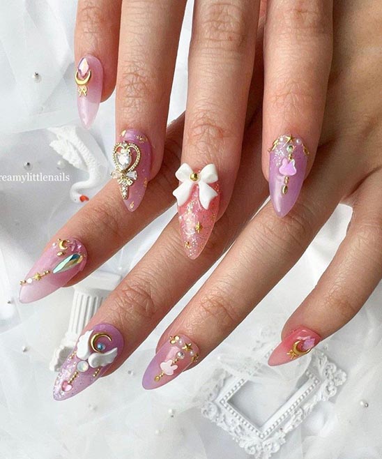 BRIGHT SUMMER NAILS SIMPLE