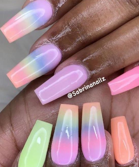 COFFIN NAIL DESIGNS SIMPLE