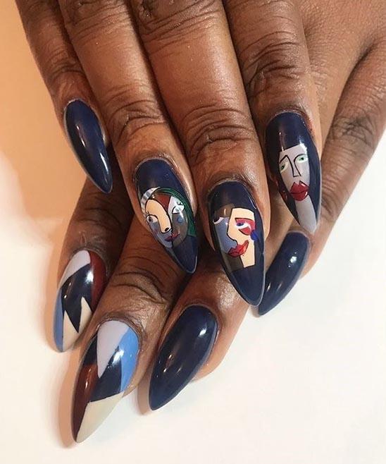 COFFIN NAILS SIMPLE DESIGNS