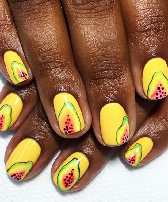 COFFIN SIMPLE NAIL DESIGNS