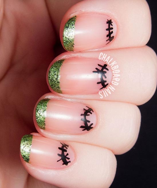 COFFIN SIMPLE NAIL DESIGNS