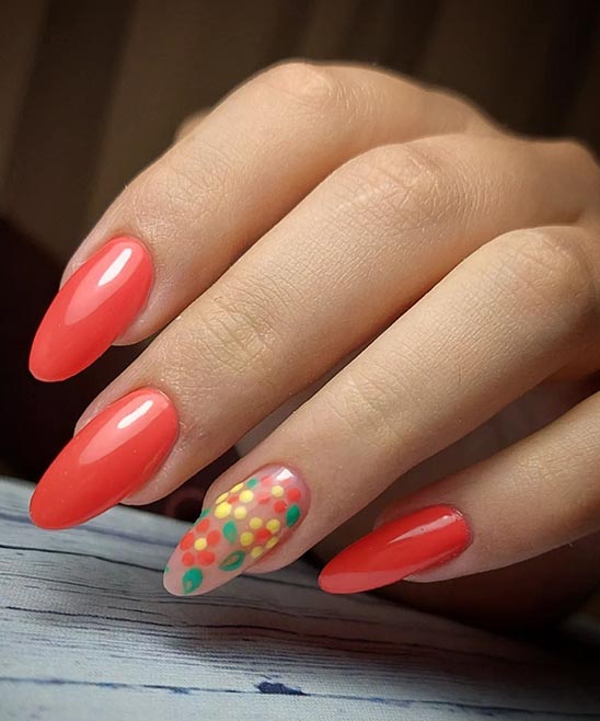 CORAL NAILS FOR SUMMER