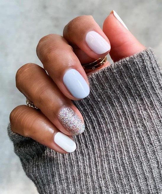 CUTE AND SIMPLE ACRYLIC NAILS