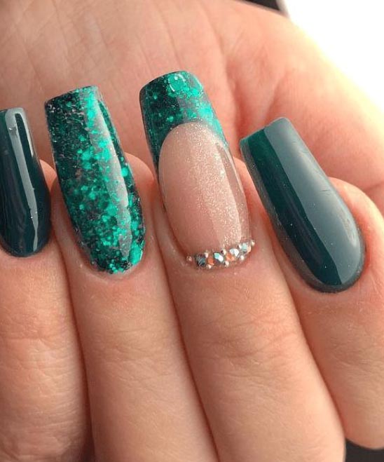 CUTE SIMPLE COFFIN NAIL DESIGNS