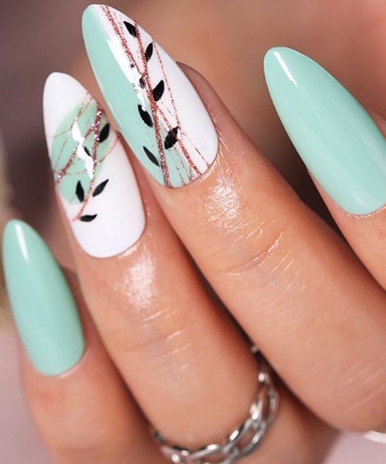 CUTE SIMPLE COFFIN NAIL IDEAS