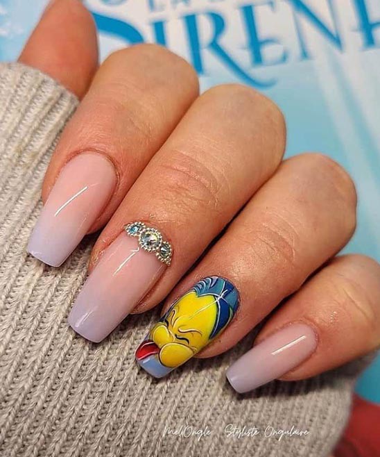 CUTE SIMPLE DISNEY NAILS