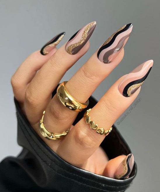 CUTE SIMPLE FALL NAIL DESIGNS