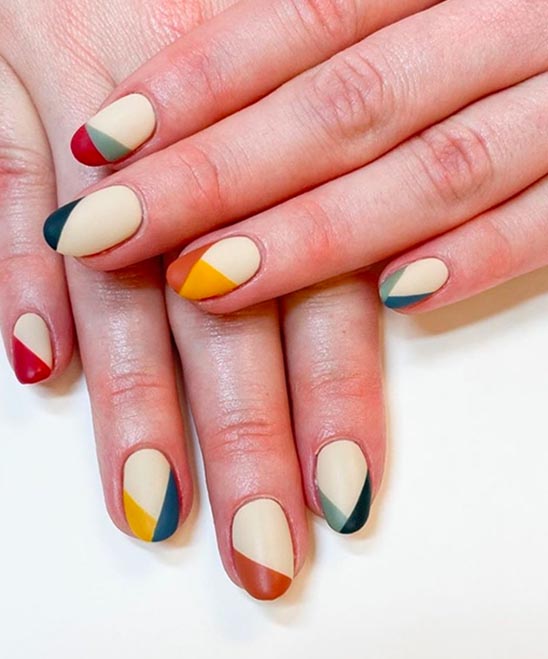 CUTE SIMPLE FALL NAILS