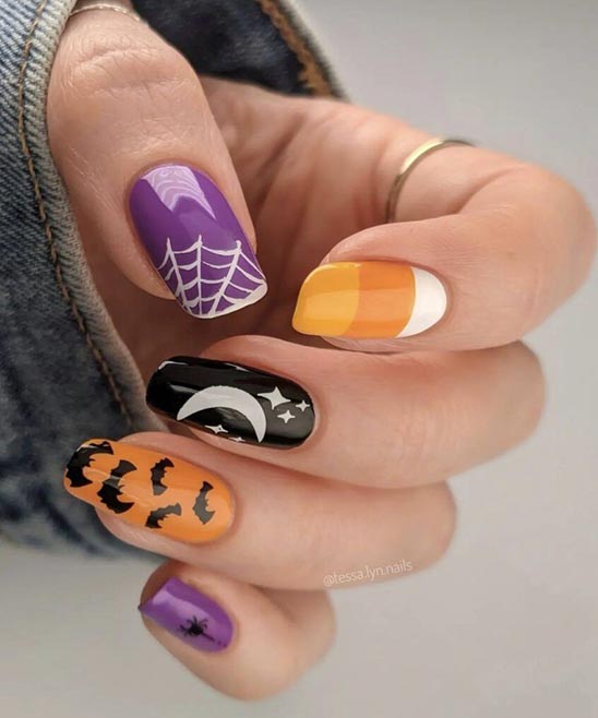 CUTE SIMPLE HALLOWEEN NAIL IDEAS