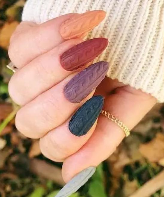 CUTE SIMPLE NAILS FOR FALL