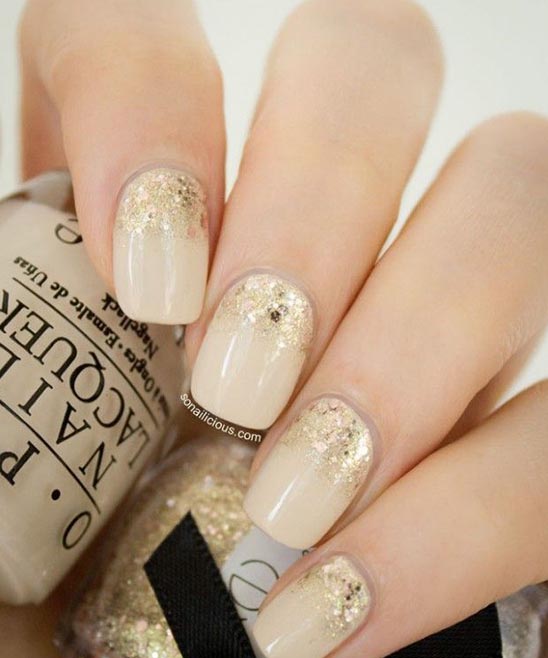 CUTE SIMPLE WEDDING NAILS