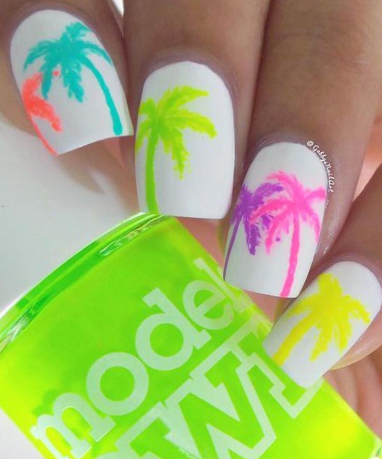 CUTE SUMMER SIMPLE NAILS