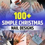 Christmas Nails Designs Simple