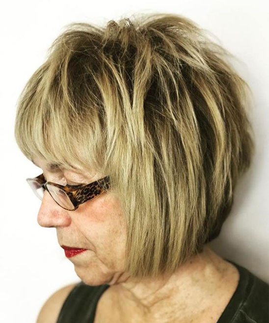 Curly Short Hairstyles for Women Over 60