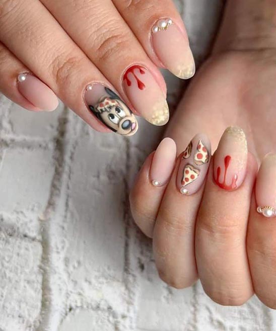 DISNEY ACRYLIC NAILS SIMPLE