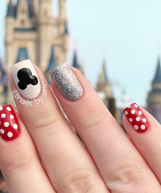 DISNEY THEMED NAILS SIMPLE