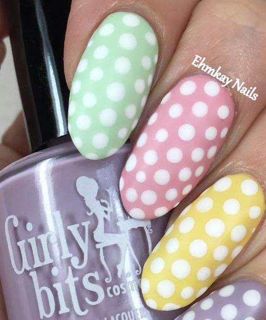 EASTER SIMPLE NAIL DESIGNS