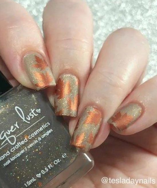 FALL SIMPLE NAIL DESIGNS