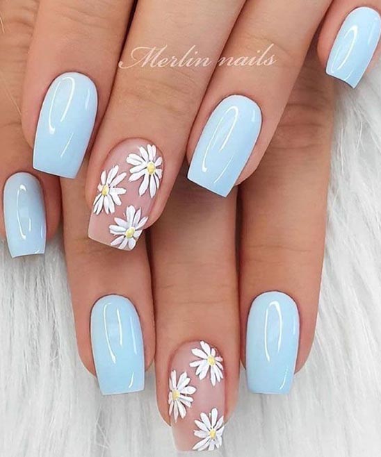 FLOWER NAIL DESIGN SIMPLE