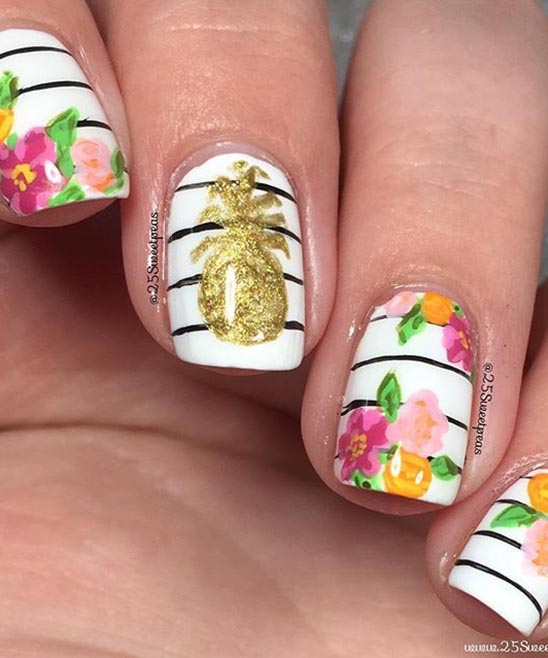 FRENCH TIP NAIL DESIGNS FOR SUMMER