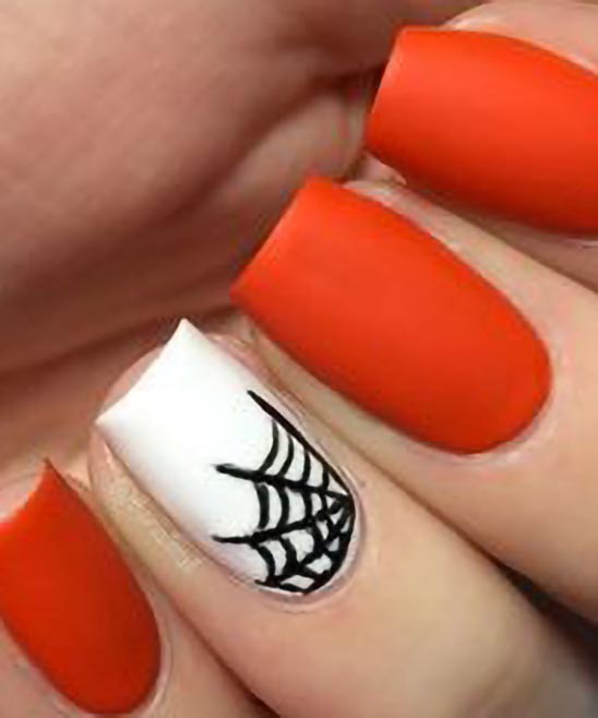 HALLOWEEN NAIL SIMPLE GEL DESIGNS