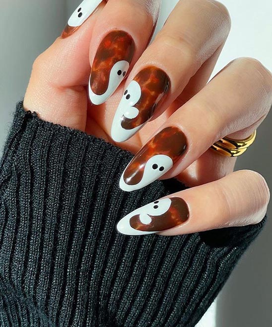 HALLOWEEN NAILS SHORT SIMPLE
