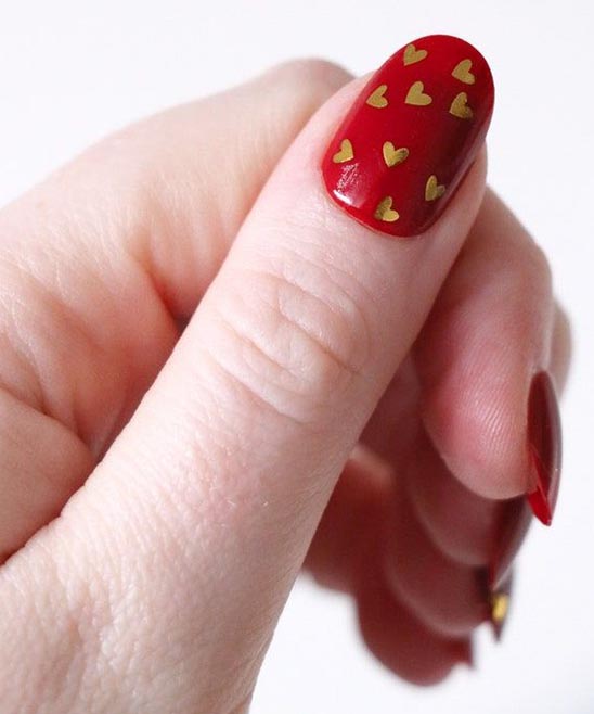 HALLOWEEN NAILS SIMPLE STRIPE