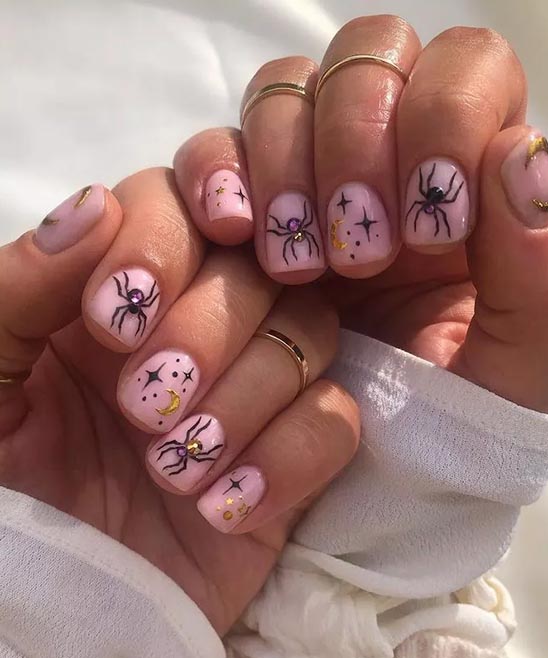 HALLOWEEN SIMPLE NAIL DESIGNS