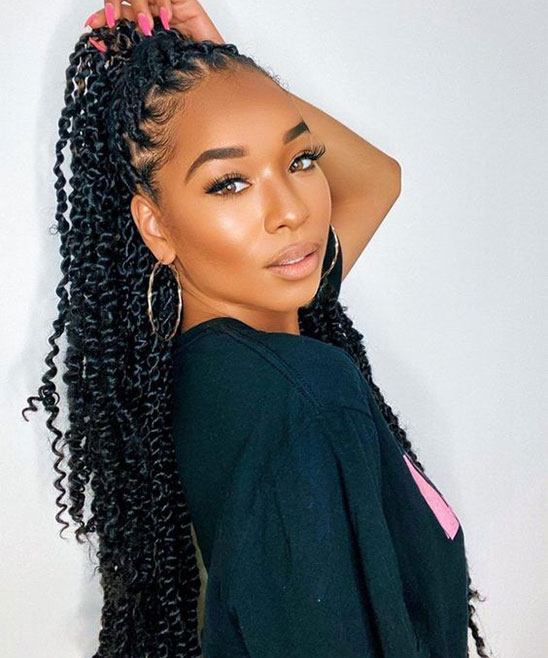 Hairstyles for Marley Twists