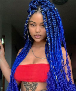  100+ Jumbo Box Braids (2025) Photos - TailoringinHindi