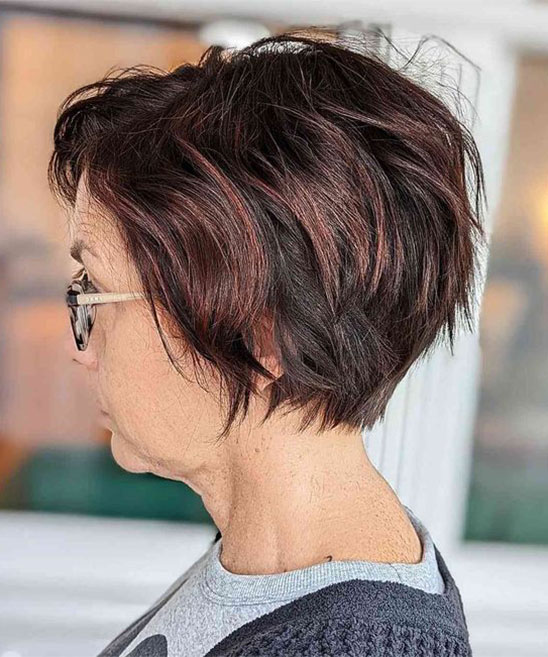 Long Haired Pixie Cut