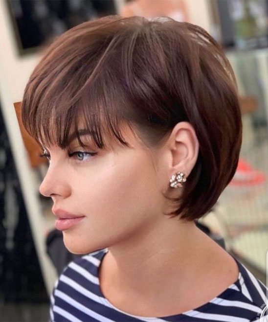 Longer Pixie Cuts for Round Faces
