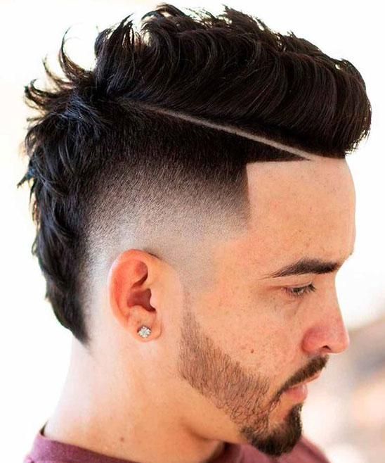 Men's Haircut Burst Fade