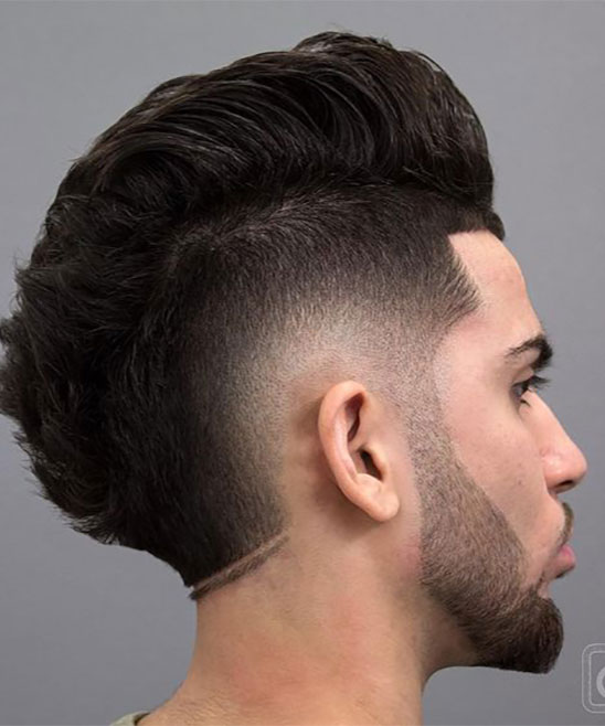 Mohawk Fade with Design