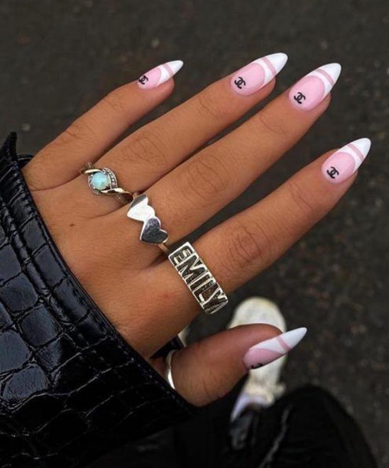 NAIL ART SIMPLE DESIGNS BLACK AND WHITE