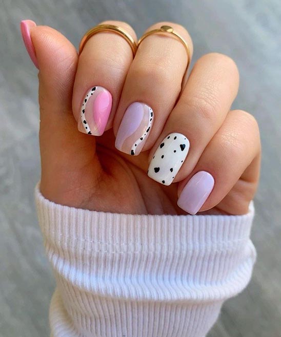 NAIL DESIGNS BLACK AND WHITE SIMPLE