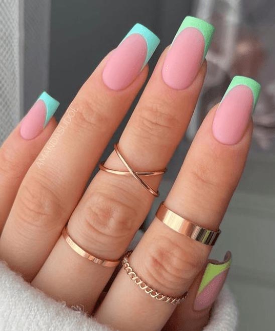 NAIL DESIGNS COFFIN SIMPLE