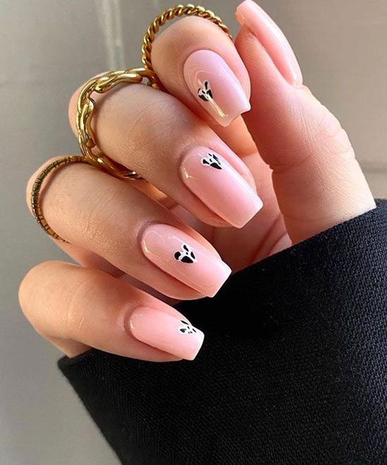 NAIL SIMPLE HEART DESIGN