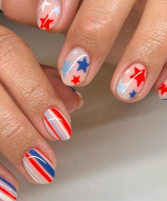 SHORT SIMPLE ACRYLIC NAIL DESIGNS